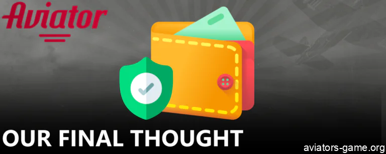 Conclusinon on making Aviator deposits in India